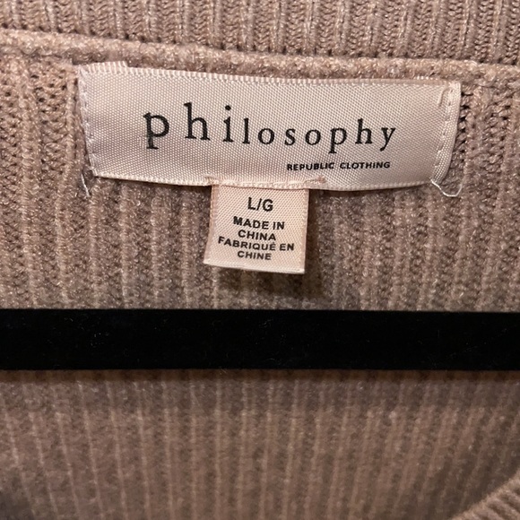 Philosophy V Neck Sweater - Picture 6 of 7